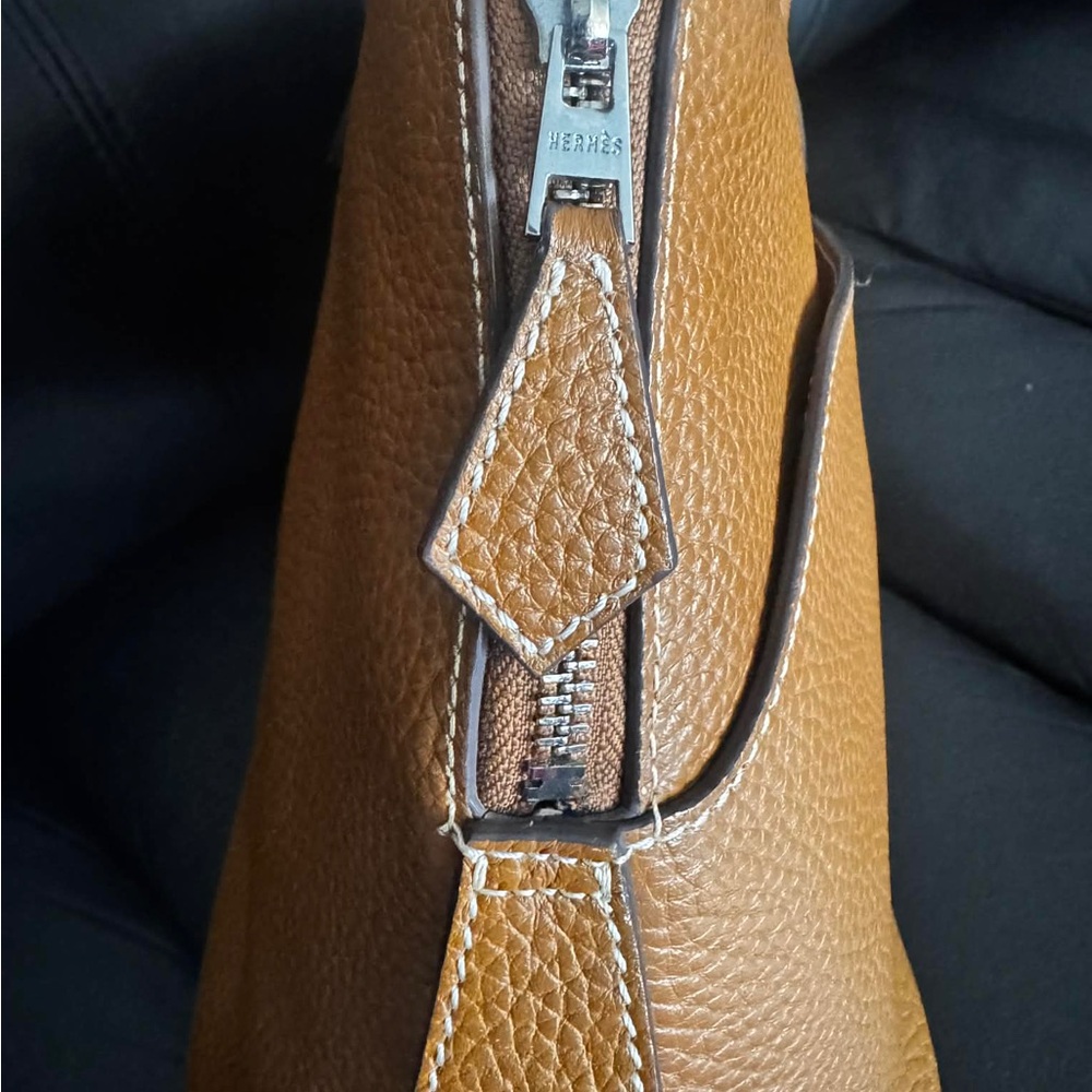 VINTAGE Bolide Hermes Tan Leather Satchel - Picture 10 of 16